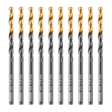 Сверло по металлу DENZEL 3,8 мм, HSS-Tin, Golden Tip, 10 шт. Сверло по металлу DENZEL 3,8 мм, HSS-Tin, Golden Tip, 10 шт.