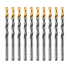 Сверло по металлу DENZEL 5 мм, HSS-Tin, Golden Tip, 10 шт. Сверло по металлу DENZEL 5 мм, HSS-Tin, Golden Tip, 10 шт.