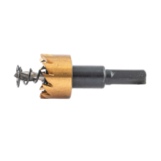 Коронка по металлу DENZEL 724103, 22 мм, HSS, нитридтитановое покрытие Коронка по металлу DENZEL 724103, 22 мм, HSS, нитридтитановое покрытие