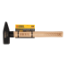 Молоток слесарный DENZEL 1000 г, кованый квадратный боек, буковая рукоятка