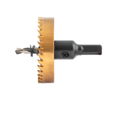 Коронка по металлу DENZEL 724119, 60 мм, HSS, нитридтитановое покрытие Коронка по металлу DENZEL 724119, 60 мм, HSS, нитридтитановое покрытие