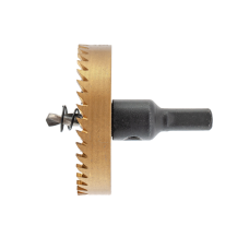 Коронка по металлу DENZEL 724122, 68 мм, HSS, нитридтитановое покрытие Коронка по металлу DENZEL 724122, 68 мм, HSS, нитридтитановое покрытие