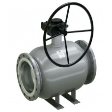 Кран шаровой стальной фланцевый LD Ду250 Ру16 полнопроходной с редуктором