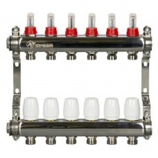 Группа коллекторная ALTSTREAM с расходомерами, сталь 1"х11х3/4"