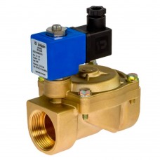 Клапан электромагнитный РИДАН EV220R, G1 1/2, NBR,норм.откр, 0,5…12 бар, с катушкой 230В, 50/60 Гц
