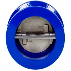 Клапан обратный РИДАН NVD-895R PN16 DN250 межфланцевый пружинный двустворчатый,чугун GJL250