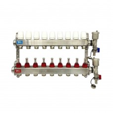 Группа коллект. VIEIR 1х9х3/4" с расходомер, дренаж. кр, воздухоотвод., нерж. сталь VR113-09A