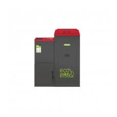 Котел пеллетный KITURAMI KRP-50A напольный, 2 конт., закр.кам.сгор.