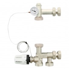 Группа насосно-смесительная Uni-Fitt SOLOMIX MINI с накидной гайкой 1", без насоса