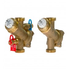 Клапан балансировочный комбинированный РИДАН AQT-R DN32 PN20 с ниппелями, наружная резьба G1 1/2 Клапан балансировочный комбинированный РИДАН AQT-R DN32 PN20 с ниппелями, наружная резьба G1 1/2