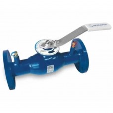 Кран шаровый TEMPER регулирующий DN200 PN 16 с/проходной фланцевый с редуктором, 68320200