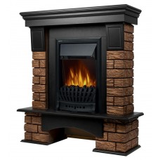 Портал Firelight Forte Wood Classic камень темный, шпон венге