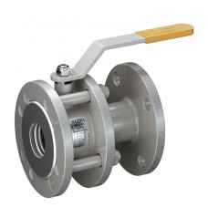 Кран шаровой стальной разборный фланцевый LD Ду100 Ру16 полнопроходной Кран шаровой стальной разборный фланцевый LD Ду100 Ру16 полнопроходной