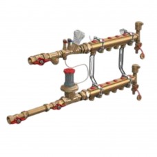 Узел коллекторный Giacomini квартирный 3/4" x 18 /10 зон, GE550Y200