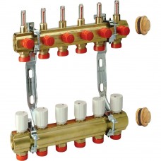 Комплект коллекторного узла Giacomini 1" x 3/4"E /6, R553KY066