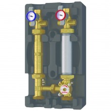 Группа быстрого монтажа Giacomini котельная 1" со смес. клапаном, без насоса, R586RY113