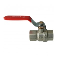 Кран шаровой латунный РИДАН BVR-R DN65 PN25 с внутренней резьбой, п/п, ручка