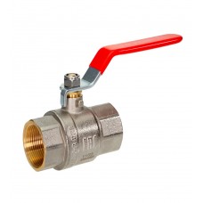 Кран шаровой латунный РИДАН BVR-R DN100 PN25 с внутренней резьбой, п/п, ручка