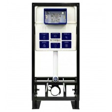 Инсталляция для унитаза BETTOSERB sava free standing, клавиша смыва хром матовый/хром глянец Инсталляция для унитаза BETTOSERB sava free standing, клавиша смыва хром матовый/хром глянец