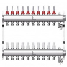 Коллектор Wester нерж. 1"-3/4 в сборе с расходомерами на 10 выходов, W902.10