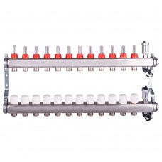 Группа коллект. AQUALINK регулир, настроеч и дренаж. клапаны, автомат. возд-к, нерж.сталь 1"х12х3/4"