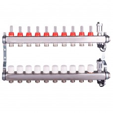 Группа коллект. AQUALINK регулир, настроеч и дренаж. клапаны, автомат. возд-к, нерж.сталь 1"х10х3/4"