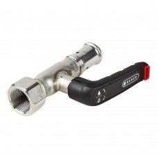 Кран шаровой HENCO из нерж. стали с ручкой, пресс-ВР 20x3/4"