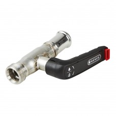 Кран шаровой HENCO из нерж. стали с ручкой, пресс-ЕК, 20x3/4"