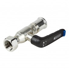 Кран шаровой HENCO из нерж. стали с ручкой, пресс-накидная гайка, 26x3/4"