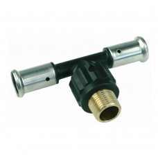 Тройник HENCO НР ПВДФ пресс, 63x2"x63