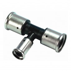 Тройник HENCO переходный уменьшенный в центре, ПВДФ пресс, 63x50x63