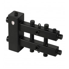 Блок коллекторный Royal Thermo на 2-3 выхода (сверху-снизу-сбоку) стрелка 60кВт, с кронштейнами