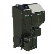 Котел пеллетный ZOTA Pellet Black 105 кВт 2R-700 комплект (корпус + мех. подачи + горелка + бункер)