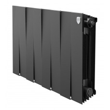 Радиатор биметаллический Royal Thermo PianoForte 300 Чёрный - 8 секц.