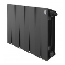 Радиатор биметаллический Royal Thermo PianoForte 300 Чёрный VR80 - 8 секц.