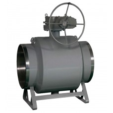 Кран шаровой РИДАН JIP-R Premium FB FF DN125 PN16 H фланцевый, с рукояткой, полнопроходной