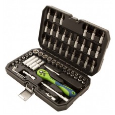 Набор инструментов 56 предметов, CrV, 1/4" СИБРТЕХ 13525 Набор инструментов 56 предметов, CrV, 1/4" СИБРТЕХ 13525