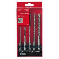 Elitech Набор буров SDS+ 5шт 1820.036600 Elitech Набор буров SDS+ 5шт 1820.036600