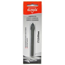 Elitech Сверло 12х90мм стекло 1820.044400 Elitech Сверло 12х90мм стекло 1820.044400