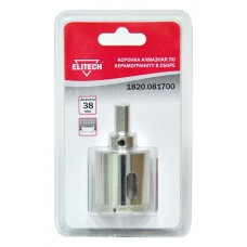Elitech Коронка алмазная 38мм 1820.081700 Elitech Коронка алмазная 38мм 1820.081700