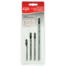 Elitech Набор пильных полотен 4шт 1820.086800 Elitech Набор пильных полотен 4шт 1820.086800