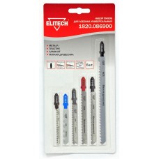 Elitech Набор пильных полотен 6шт 1820.086900 Elitech Набор пильных полотен 6шт 1820.086900