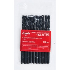 Elitech Сверло HSS 4.6х80 1шт 1820.101000 Elitech Сверло HSS 4.6х80 1шт 1820.101000