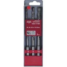 Elitech Набор буров SDS+ 3шт 1820.117400 Elitech Набор буров SDS+ 3шт 1820.117400