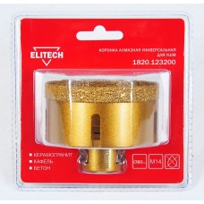 Elitech Коронка алмазная, 80мм х М14 1820.123200 Elitech Коронка алмазная, 80мм х М14 1820.123200