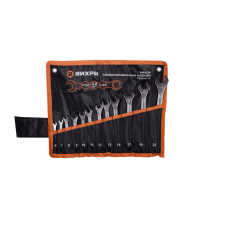 Набор комбинированных ключей Вихрь 12 шт. 6 - 22, в чехле Набор комбинированных ключей Вихрь 12 шт. 6 - 22, в чехле