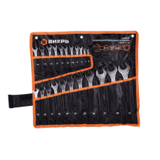 Набор комбинированных ключей 22 шт. 6 - 32, в чехле Вихрь Набор комбинированных ключей 22 шт. 6 - 32, в чехле Вихрь